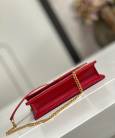 Клатч Saint Laurent Monogram Envelope Chain Wallet Red